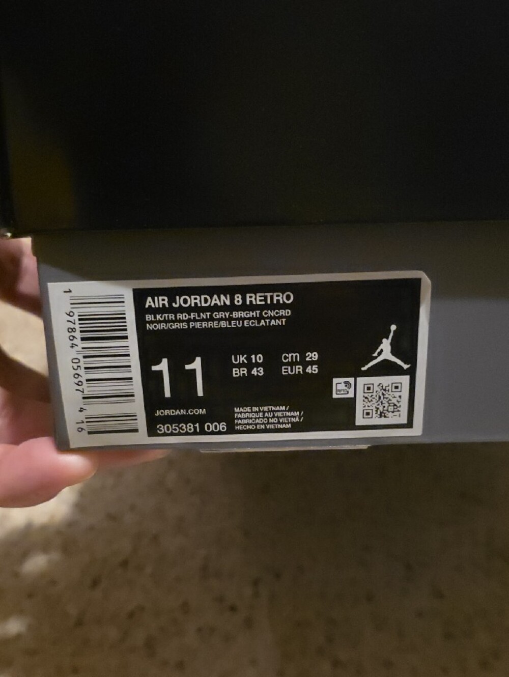 Nike Black and Gray High-Top Basketball Sneakers with Multicolor Tongue - Picture 2 of 5